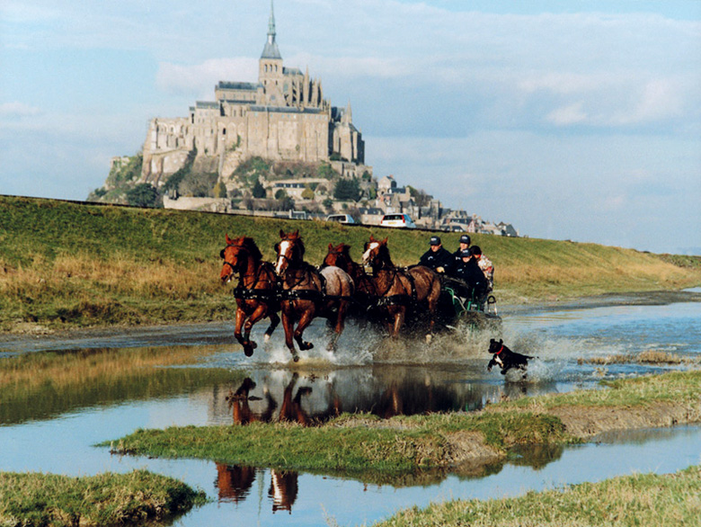  Patrick Rebulard au Mont Saint-Michel en 1999